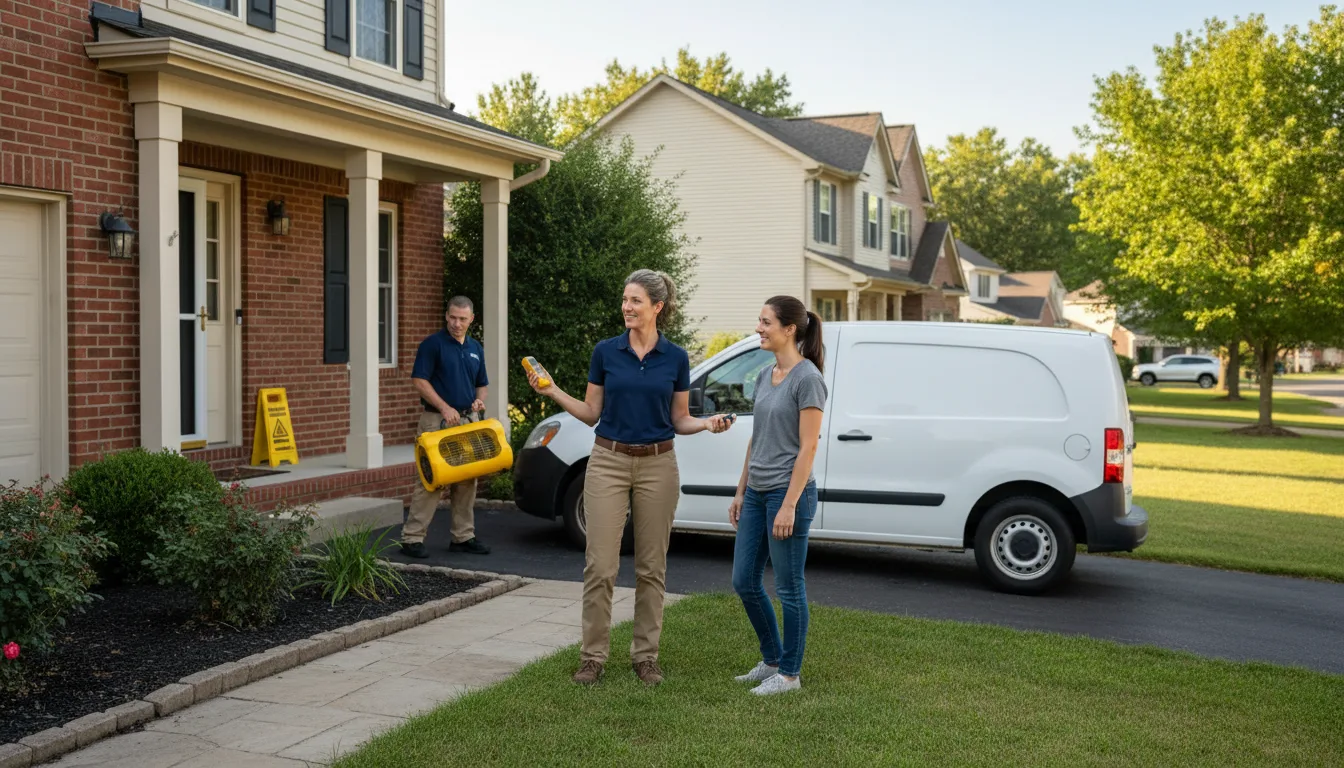 Residential water damage restoration in Lebanon, TN